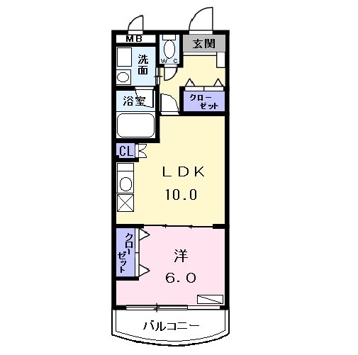 レジデンス高道の間取り