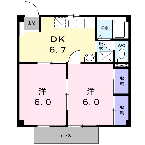 セントラル笠木の間取り