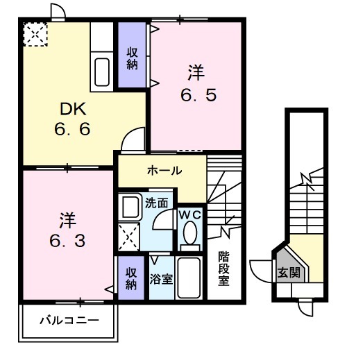 プリムヴェールの間取り