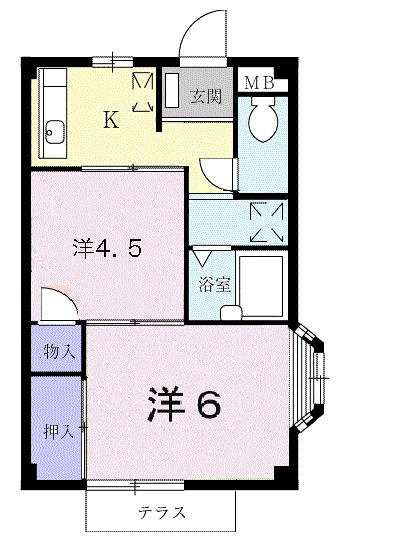エクセレントヒデAの間取り