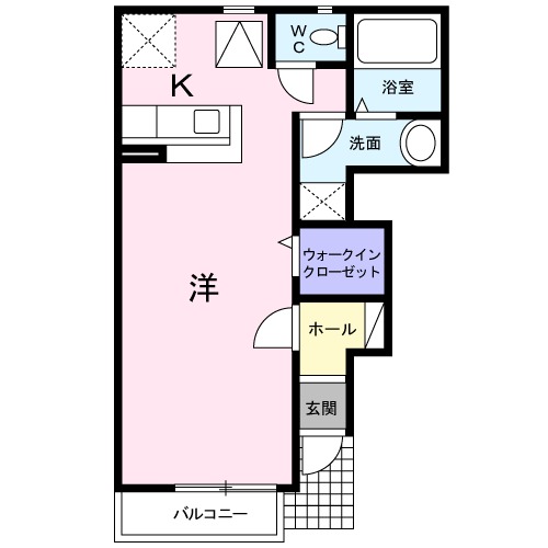 ベルビューコートの間取り