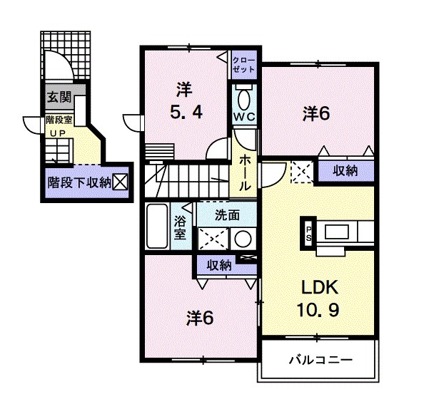 フォーリスト・サイド・津ケ谷の間取り