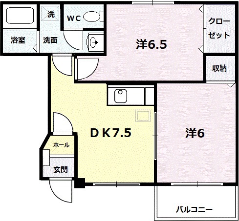 パルテールEの間取り
