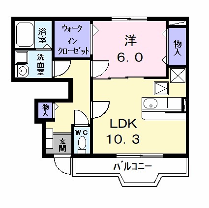 メリースクエアの間取り
