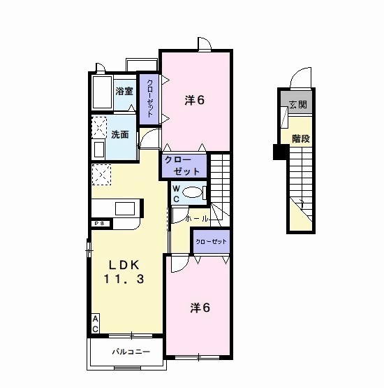 ドゥ・プリムローズの間取り