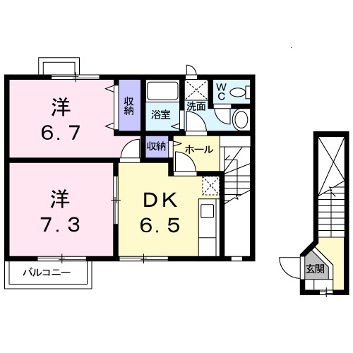 アヴェニールの間取り