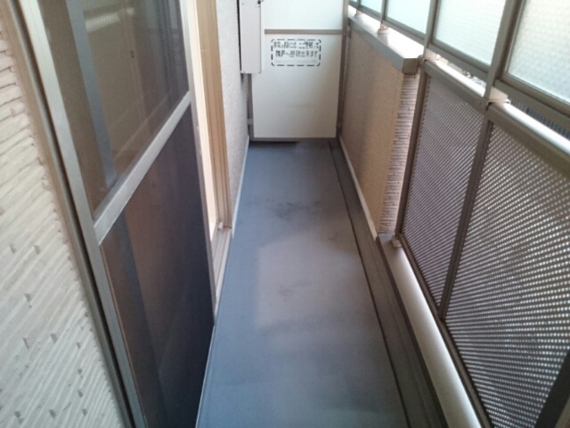 12/18 バルコニー