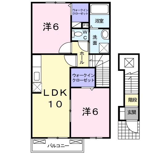 リトル　ウィロー　Ｂの間取り