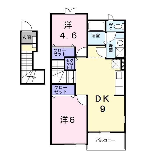 ル・シエルⅡの間取り