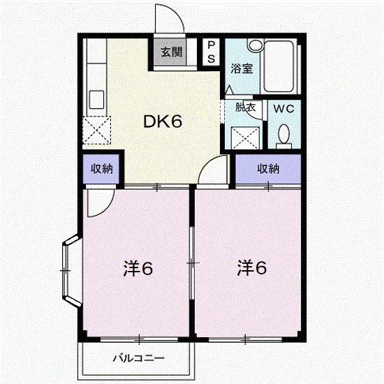 エルディム磯崎の間取り