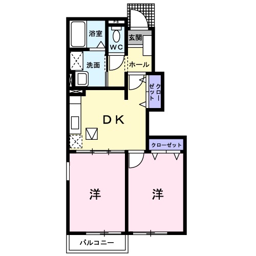 メゾンソレイユⅠの間取り