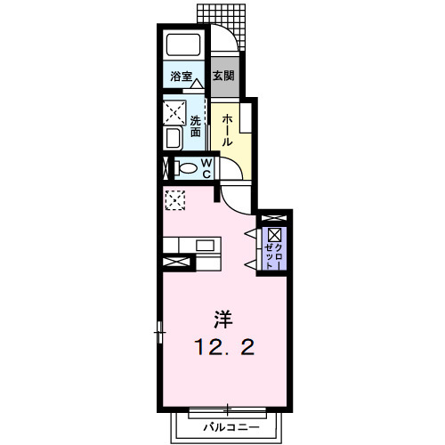 レストプレイスⅡの間取り