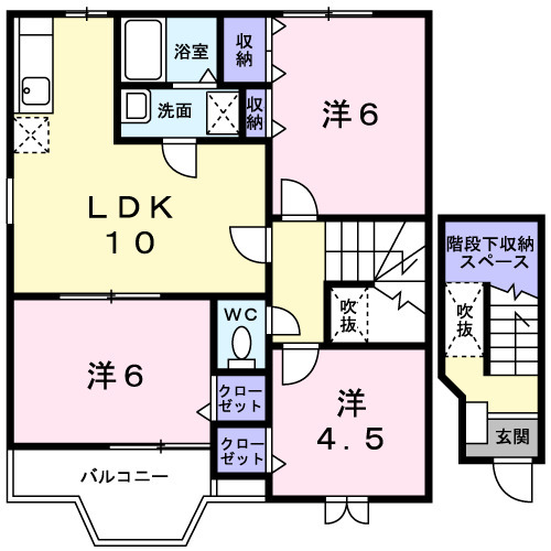 ラフレシールBの間取り