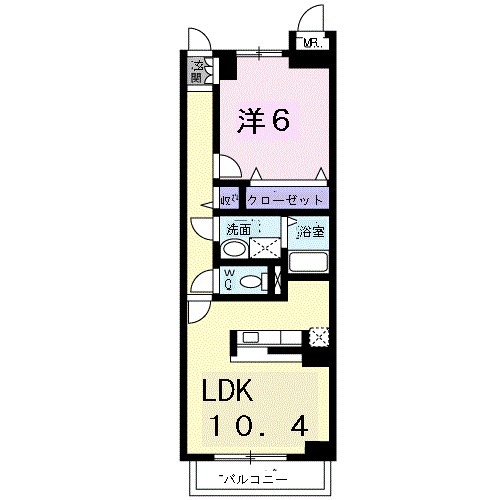 アル フィオーレの間取り