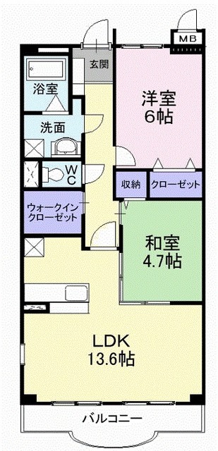 エトワールひこの間取り