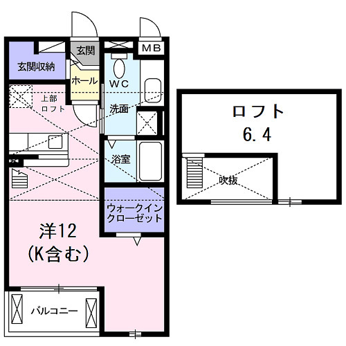 ジラソーレ長岡京の間取り