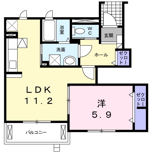 ヴィオラ多米の間取り