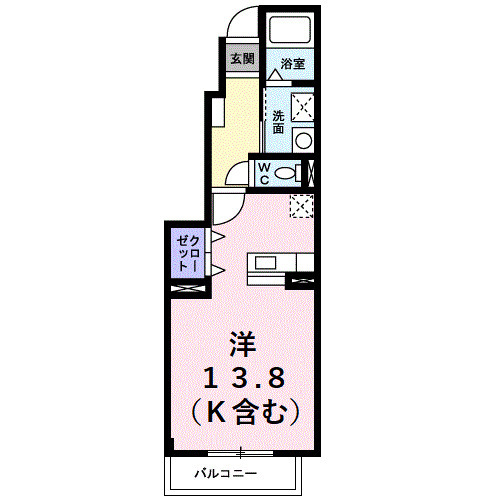 ヴェルジュMⅡの間取り