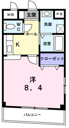 カサ・デローザの間取り