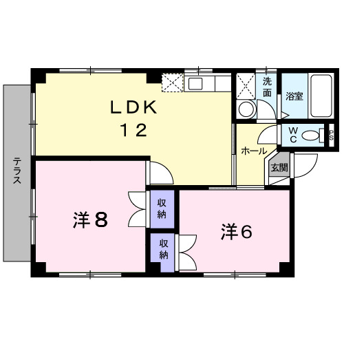 第3 アミ-ル弥永の間取り