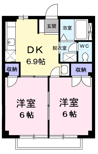 プルミエール秋川の間取り