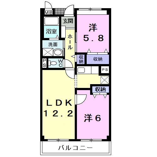 グランピアの間取り