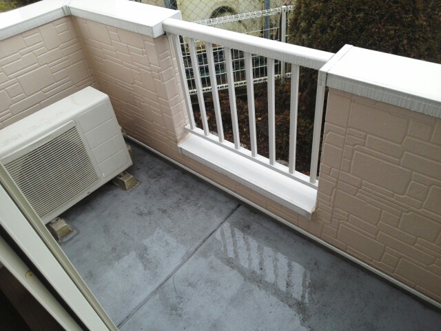 12/24 バルコニー