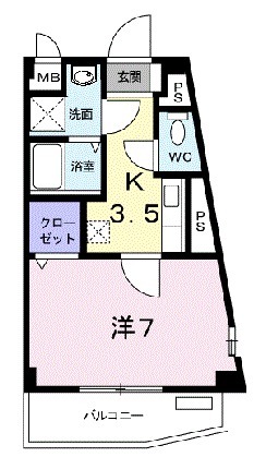 ハピネス浦江の間取り
