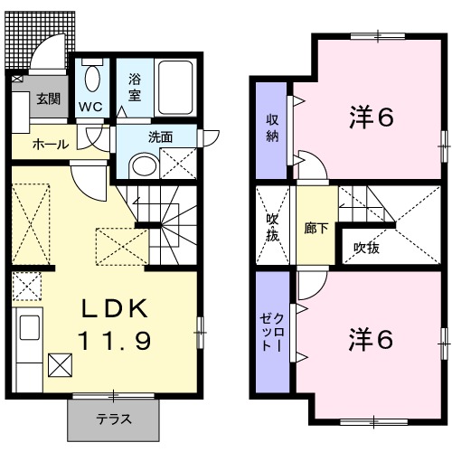 アバンティ・K Aの間取り