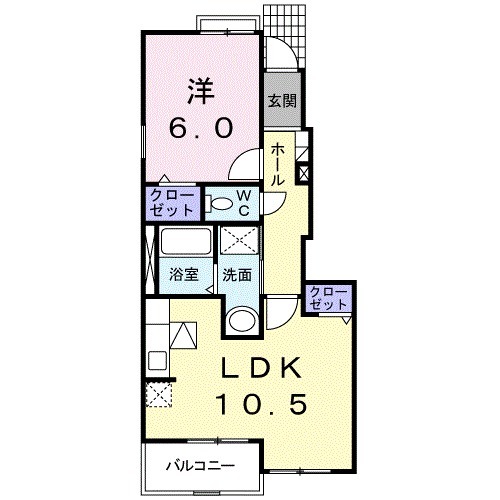 ヴィラ・プリムローズの間取り