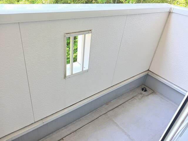 10/18 バルコニー