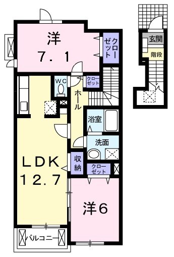 ティンカーベルの間取り