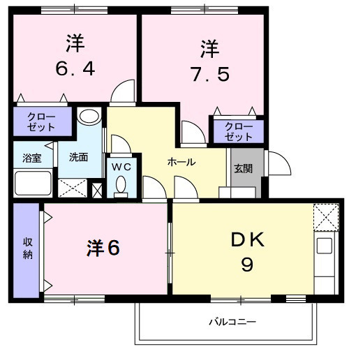 エスポワ-ル寺本の間取り