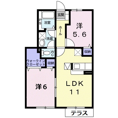 サンヴェリエの間取り