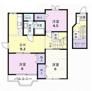 オーロラタウンの間取り