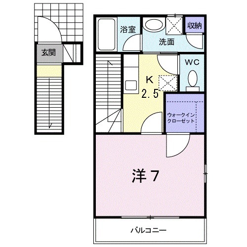 ヴィラ　グレイス・02010号室の間取り