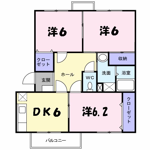 バンブーハイムの間取り