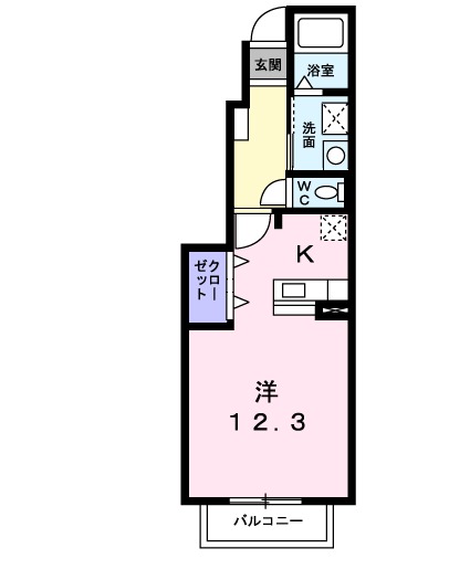 サラソウジュの間取り