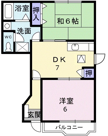 ハートフルIの間取り
