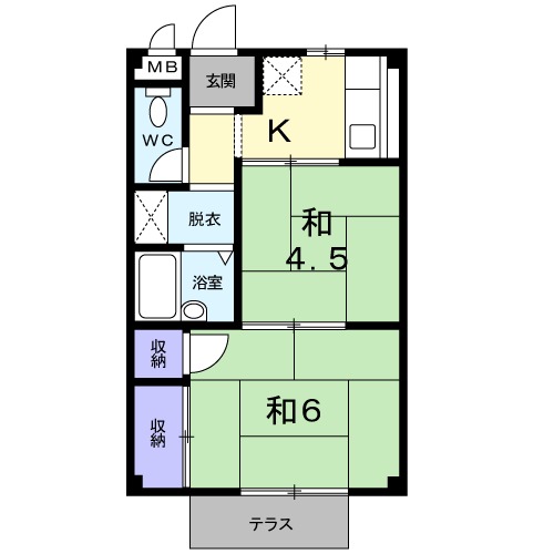 セントポーリアSTの間取り
