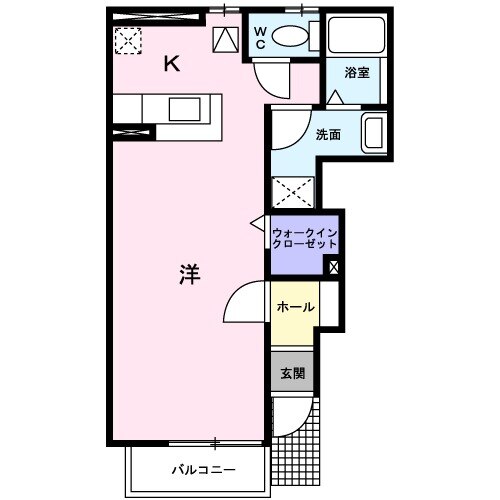 ヒルズIの間取り