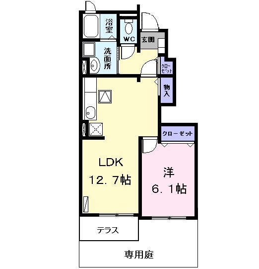 グリーン ヒルズの間取り