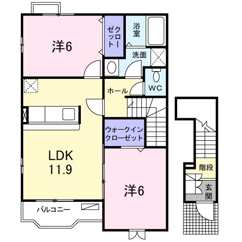 グラデボ-レの間取り