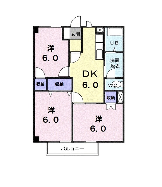 ニューシティ堀切No2の間取り