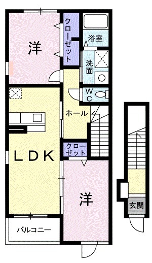 メゾン ルミネージュの間取り