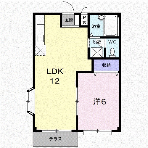 エルディムソウノダイの間取り