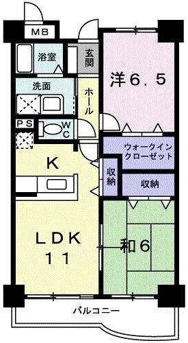 メゾン果林の間取り