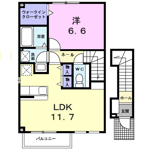 ハウススマイルの間取り