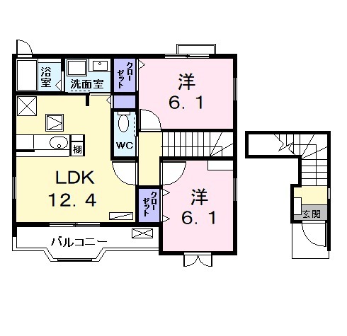 ジェルメの間取り