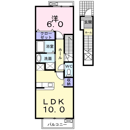 キングハウスⅠの間取り